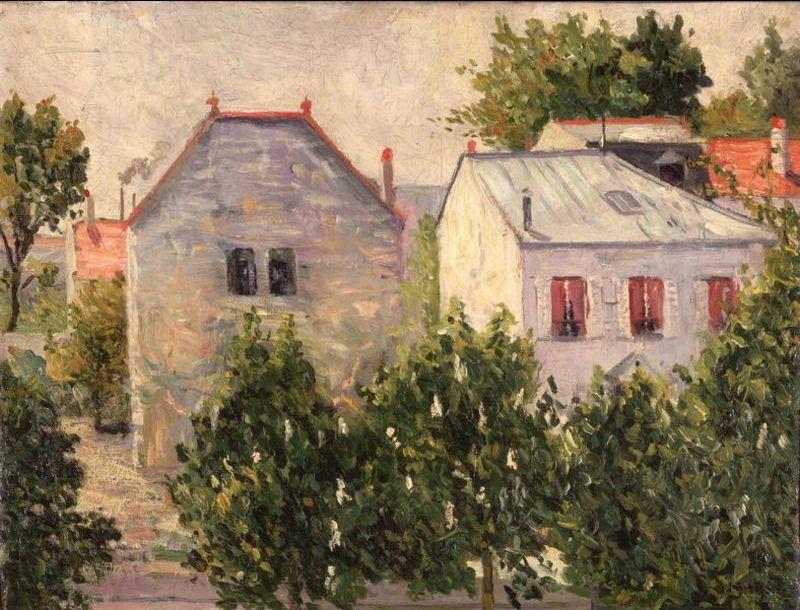 Paul Signac Garden at Asnieres France oil painting art